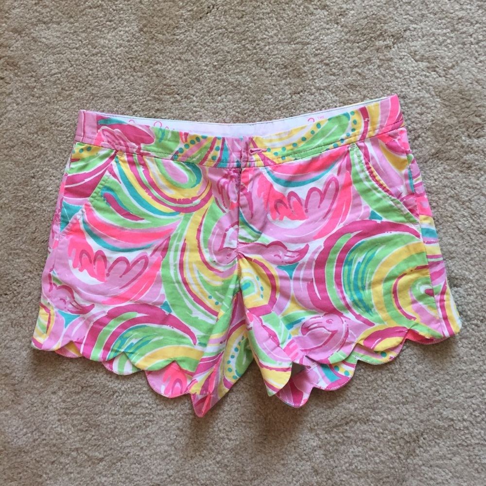 Lilly Pulitzer | Buttercup Scallop Hem Short